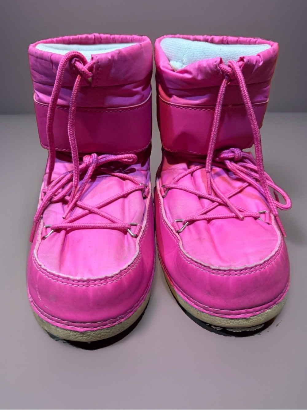 Nova Kids Moon Boots - Girls - Fuchsia Pink - Size 5- Snow - Warm - Insulated